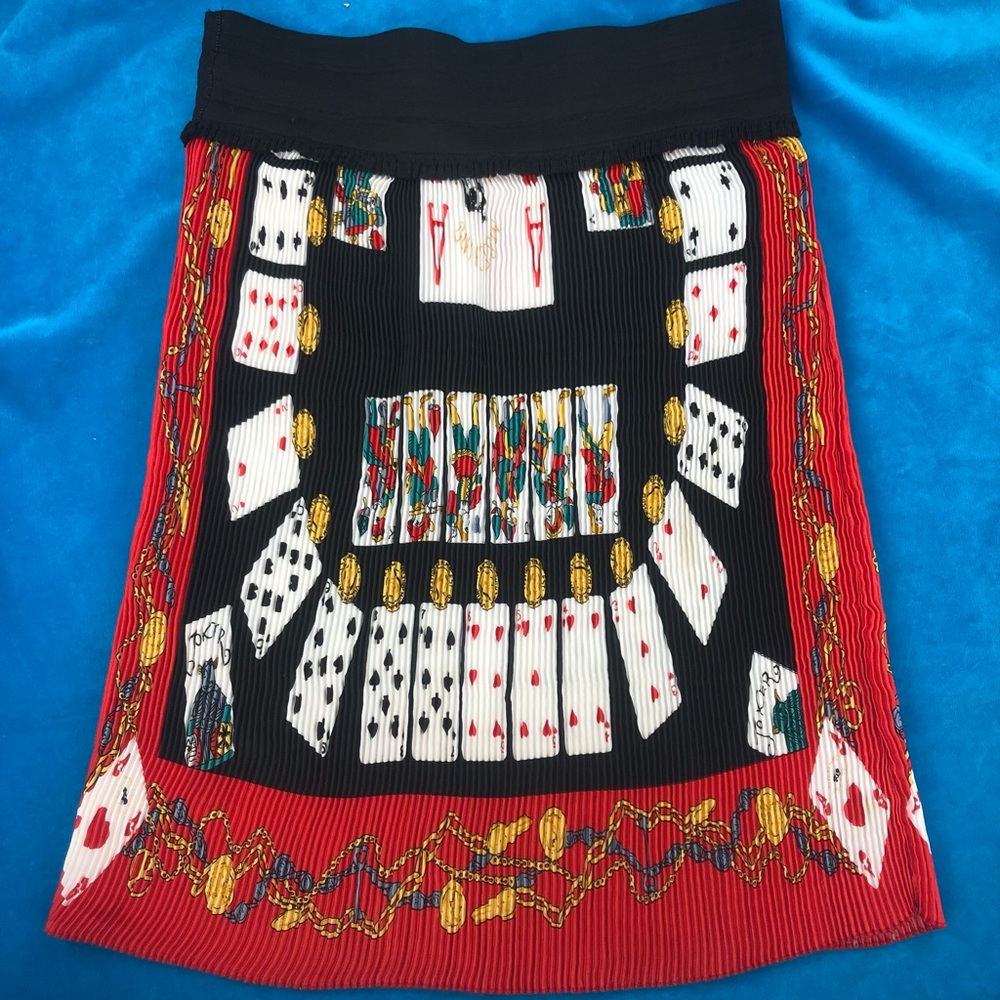 Really Cool Vintage Casino Theme Skirt Sz  OS (but more like S or M)